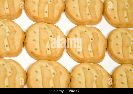 Trefoils Girl Scout cookies.  Stock Photo