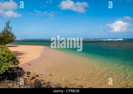 Anini Beach, Kauai, Hawaii Stock Photo