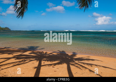 Anini Beach, Kauai, Hawaii Stock Photo