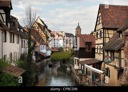 canal in Colmar, France Stock Photo