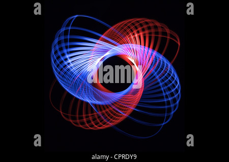 Light trails. Stock Photo