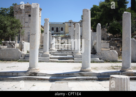 Ancient ruins in Athens, Greece. Stock Photo