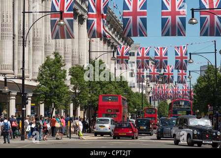 Selfridges department store, Oxford Street, London, England. Stock Photo