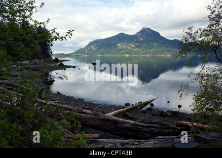 Porteau Cove Provincial Park - Howe Sound - Sea to Sky Highway, near Vancouver, British Columbia, Canada Stock Photo