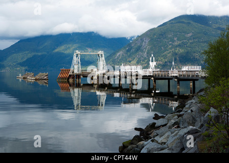 Porteau Cove Provincial Park - Howe Sound - Sea to Sky Highway, near Vancouver, British Columbia, Canada Stock Photo