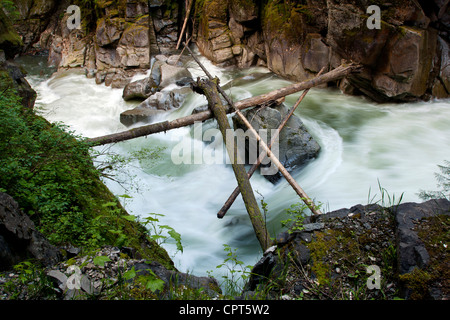 Coquihalla River near Othello Tunnels -  Coquihalla Canyon Provincial Park - Hope, British Columbia, Canada Stock Photo