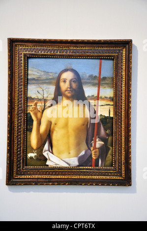 Christ Blessing, 1500, Painting by Giovanni Bellini Stock Photo - Alamy