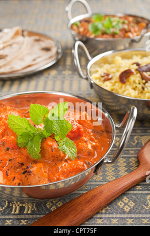 The most popular curry in the UK, chicken tikka masala, Stock Photo