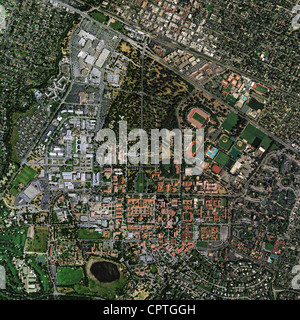 aerial photo map Stanford University Stock Photo