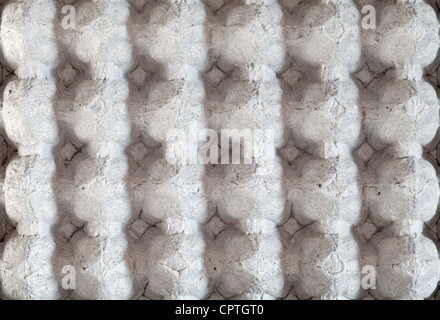Empty cardboard eggs holder structure background Stock Photo