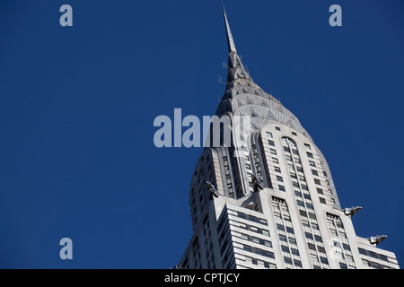 Chrysler Building at 42nd St and Lexington Avenue, New York City. Stock Photo