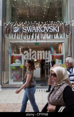 Swarovski high street store Verona Italy Europe Stock Photo