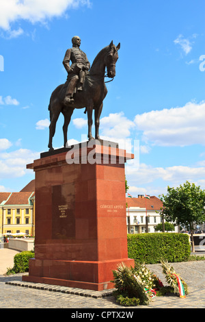 A monument of Gorgey Artur, hungarian general of the revolution in 1848 Stock Photo