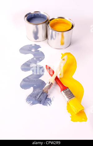 Spilled paint RM Stock Photo