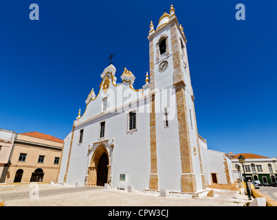 Igreja da Nossa Senhora da Conceição in the old town of Portimao, Algarve, Portugal Stock Photo