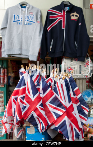 Queen's Diamond Jubilee souvenirs, London, June 2012 Stock Photo