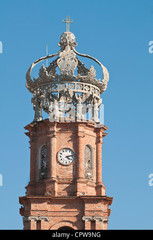 Mexico, Puerto Vallarta. The Our Lady of Guadalupe Church, Puerto Vallarta, Mexico. Stock Photo