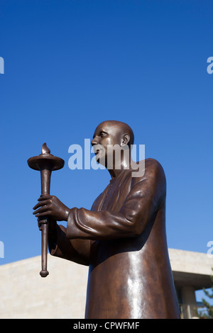 World Harmony Peace Statue Cardiff Bay Stock Photo