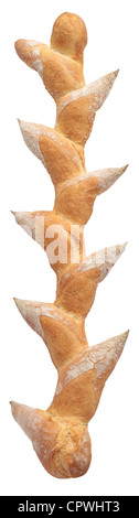 Traditional french baguettes or bread and a stalk of wheat on wood ...