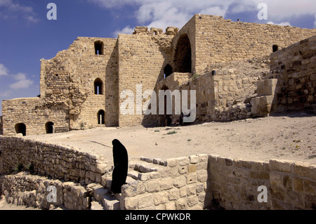 Asia Jordan Castle of Kerak Crusader Fortress of 12 th century Stock Photo
