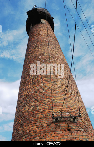 Old water tower against the blue sky Stock Photo - Alamy