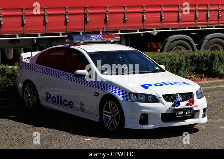 New South Wales Highway Patrol police vehicle Stock Photo