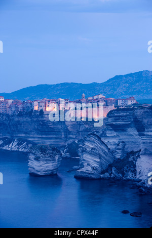 Bonifacio at dawn, Corsica, France