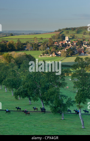 Milborne Port, on the Dorset/Somerset Border, England UK Stock Photo