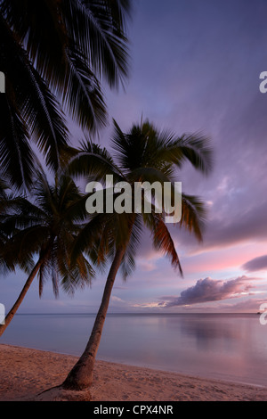 San Juan Beach at dusk, Siquijor, The Visayas, Philippines Stock Photo