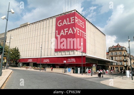 The Galeries Lafayette Metz shopping centre in Metz, Moselle, Lorraine, France. Stock Photo