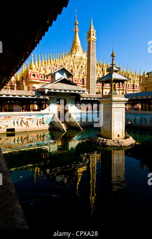 Myanmar Burma Sagaing Division city of Monywa Thanbodday Pagoda built between 1939 1952 by Sayadaw Moehnyin this pagoda could Stock Photo