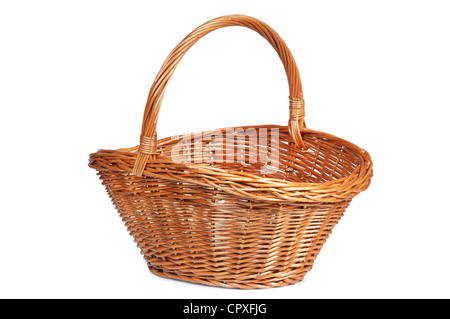 Wicker Basket - John Gollop Stock Photo