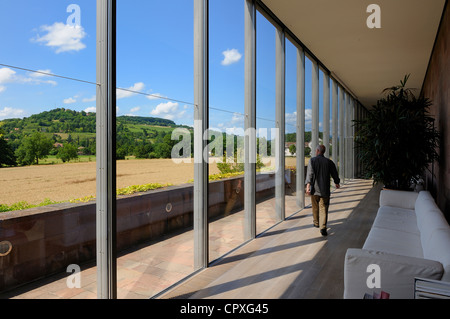 Switzerland, Basel, Beyeler Foundation by the architect Renzo Piano Stock Photo