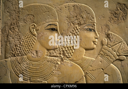 Egypt Upper Egypt Nile Valley surroundings of Luxor Thebes Necropolis listed as World Heritage by UNESCO Western area Valley of Stock Photo