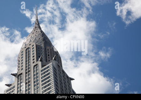 Chrysler Building at 42nd St and Lexington Avenue, New York City. Stock Photo