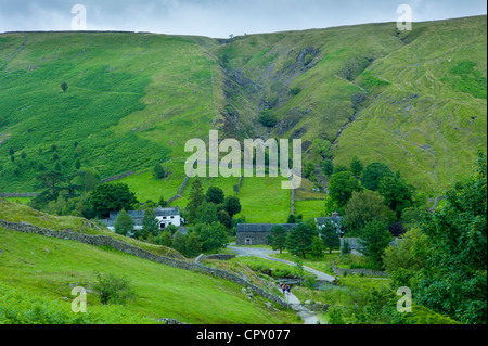 Lakeland scenery near Watendlath in the Lake District National Park, Cumbria, UK Stock Photo