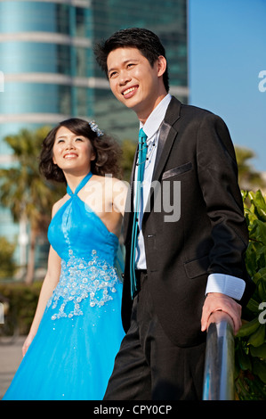Taiwan, Kaohsiung, young married couple Stock Photo
