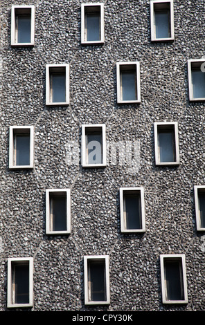 Graphic Building facade in Brighton - UK Stock Photo