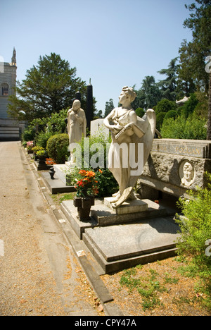 Cimitero Monumentale, Milan, Italy (Monumental Cemetery) Stock Photo