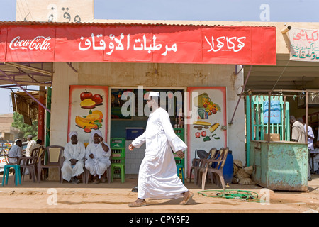 Sudan, Nubian Desert, High Nubia, Al Khartum province, Shendi Stock Photo