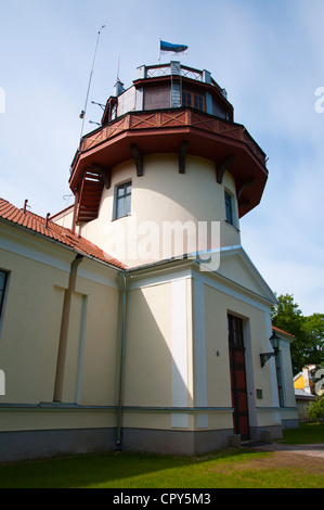 Recently renovated Tähetorn the Old Observatory (1811) in Toomemägi hill park Tartu Estonia the Baltic States Europe Stock Photo