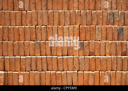 Pile of bricks. Stock Photo