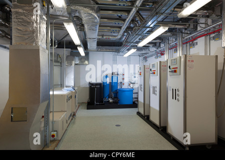 Royal Bournemouth Hospital Endoscopy Unit - reverse osmosis water treatment system Stock Photo