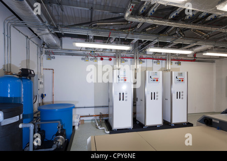 Royal Bournemouth Hospital Endoscopy Unit - reverse osmosis water treatment system Stock Photo