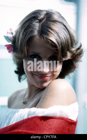 Sheer, Ireen, * 25.2.1949, German-British Schlager singer, portrait, 1977, Stock Photo