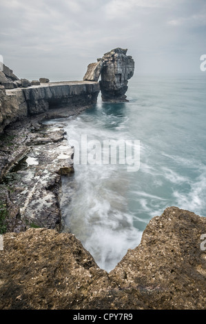 Pulpit rock Portland Bill Portland Dorset UK Pulpit rock Portland Bill Portland Dorset UK