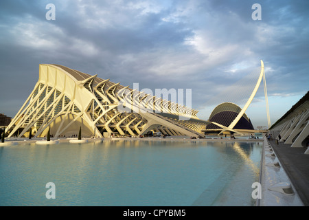 The City of Arts and Science designed by Santiago Calatrava,Valencia,Spain Stock Photo