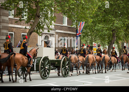 Kings Troop Royal Horse Artillery Stock Photo