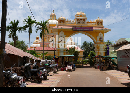 Mahalaxmi Temple Bandode, Ponda Stock Photo