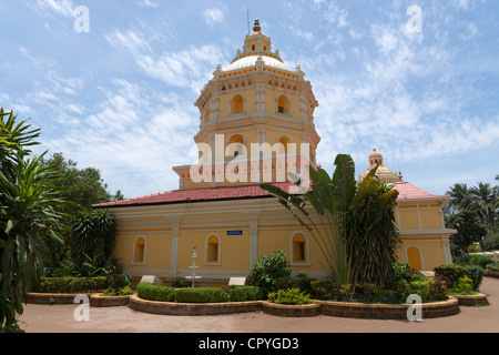 Mahalaxmi Temple Bandode, Ponda Stock Photo